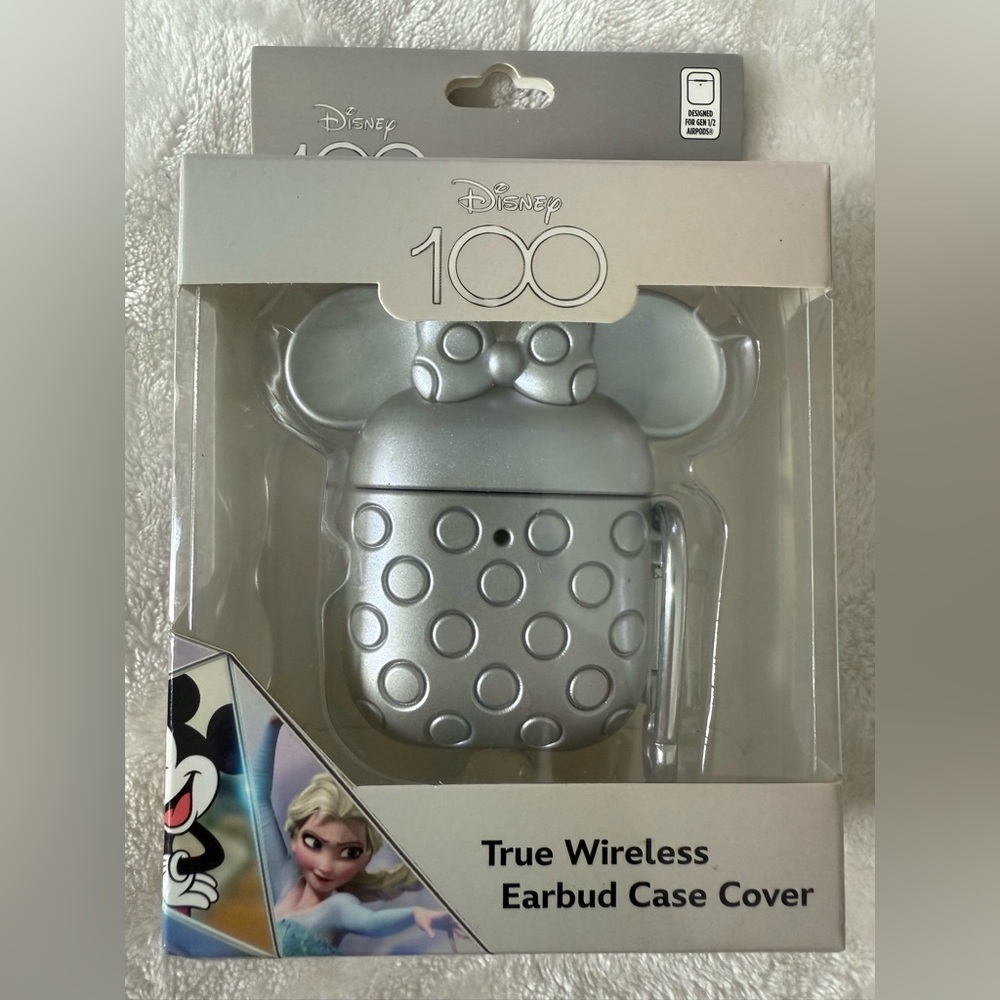 Disney 100th Anniversary True Wireless Earbud case Gen 1 & 2 Apple AirPods NEW